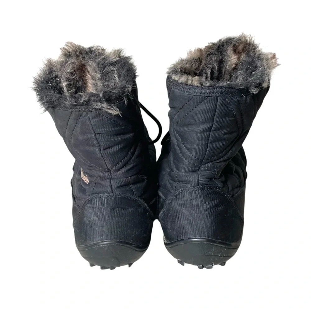 COLUMBIA Women’s Minx Shorty III Winter Lace Up Ankle Boot Black 10.5